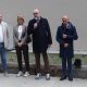 L'intervento del presidente Robaldo durante l'inaugurazione della nuova sede del Reparto Viabilità di Saluzzo
