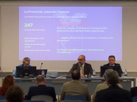 Un momento della presentazione di fine mandato 2022-2026