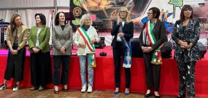 Lintervento della consigliera Casale durante linaugurazione della 30^ festa della Bagna Cauda di Faule