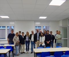 La consigliera provinciale Ivana Margherita Casale con l'assessore regionale Marco Gallo e il sindaco di Verzuolo Mattia Domenico Quaglia