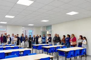 I locali del nuovo refettorio della scuola secondaria di primo grado