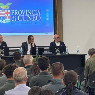 I saluti istituzionali del presidente Robaldo in apertura del convegno sulla sicurezza urbana integrata