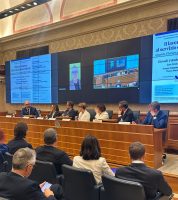 L'intervento del presidente Robaldo durante la presentazione del "Lavoro buono al servizio del territorio" in Senato