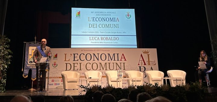 Lintervento del presidente Robaldo alla 44ª assemblea annuale di Anci Piemonte
