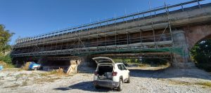 Il sopralluogo della Provincia al cantiere della SP 589