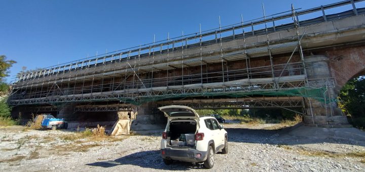 Il sopralluogo della Provincia al cantiere della SP 589