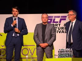 L'intervento del consigliere Danna all'inaugurazione del Mondovì Sport & Culture Festival