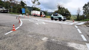 L'intervento di messa in sicurezza dell'incrocio in località Cunoni, a Sommariva Perno
